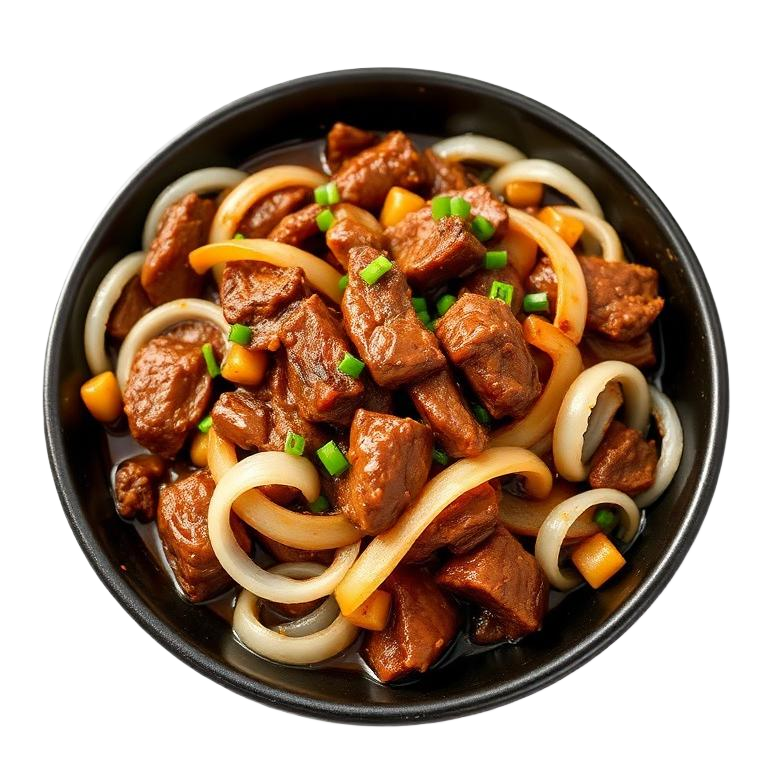 Bœuf aux oignons