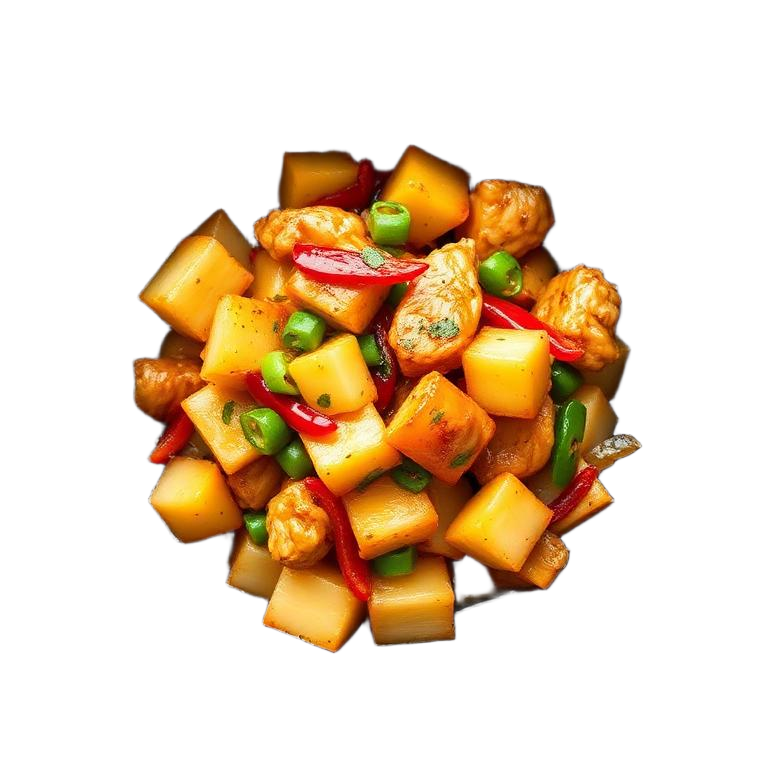 Poulet à l'ananas